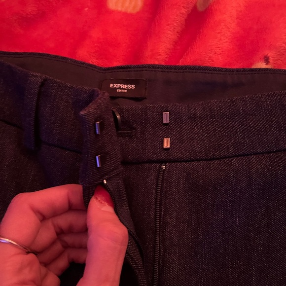 Express Editor Mid Rise Boot in Heather Blue - Picture 7 of 11